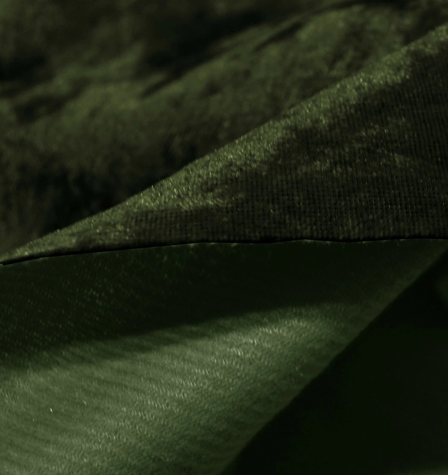 Mv34 Olive Crushed Velvet Sofa Seat Patio Bench Box Cushion Bolster Cover/Runner
