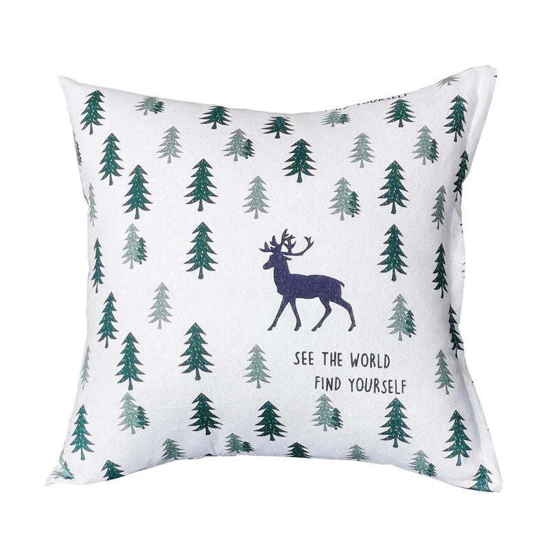 Geometric Cushion Cover Linen Throw Pillow Case Bed Sofa Car Decor 40/45/50cm