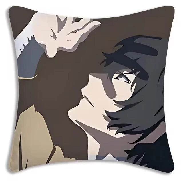 Bungou Stray Dogs Pillow Covers Sofa Decorative Home Printing Cute Cushion Cover