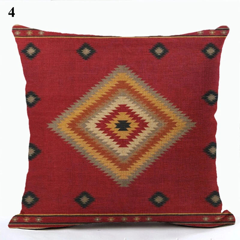 Sofa Bed Printed Pillowcase Ethnic Cushion Cover Throw Pillow Case Home Decor