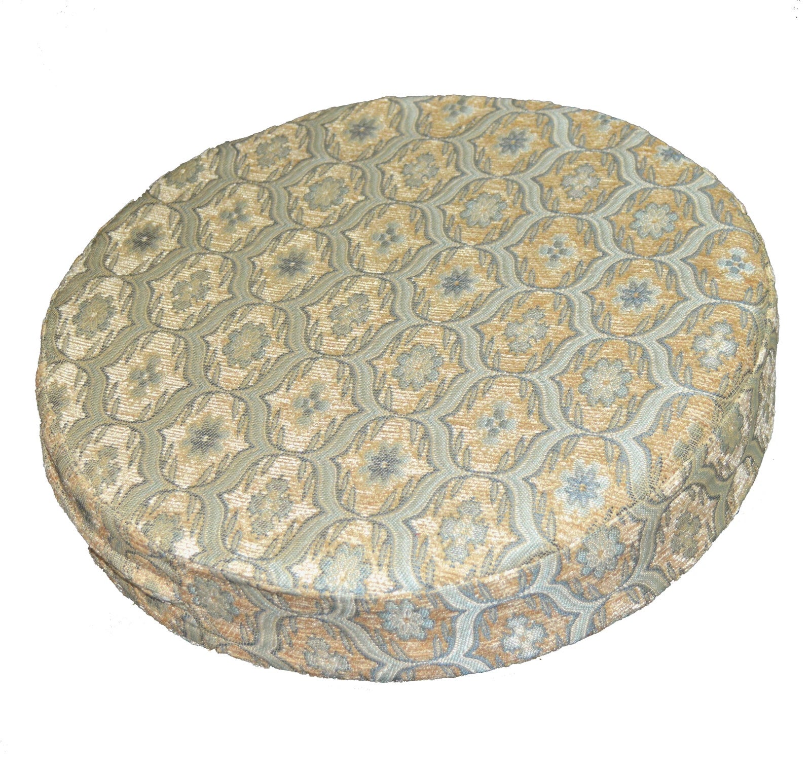 We64 -Light Blue Eye Flora Damask Bolster Case/Pillow/Sofa Seat Cushion Cover