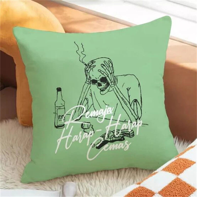 Spirit Car Decoration Pillowcase Fall Pillow Cover for Pillow Cushion Cover Sofa