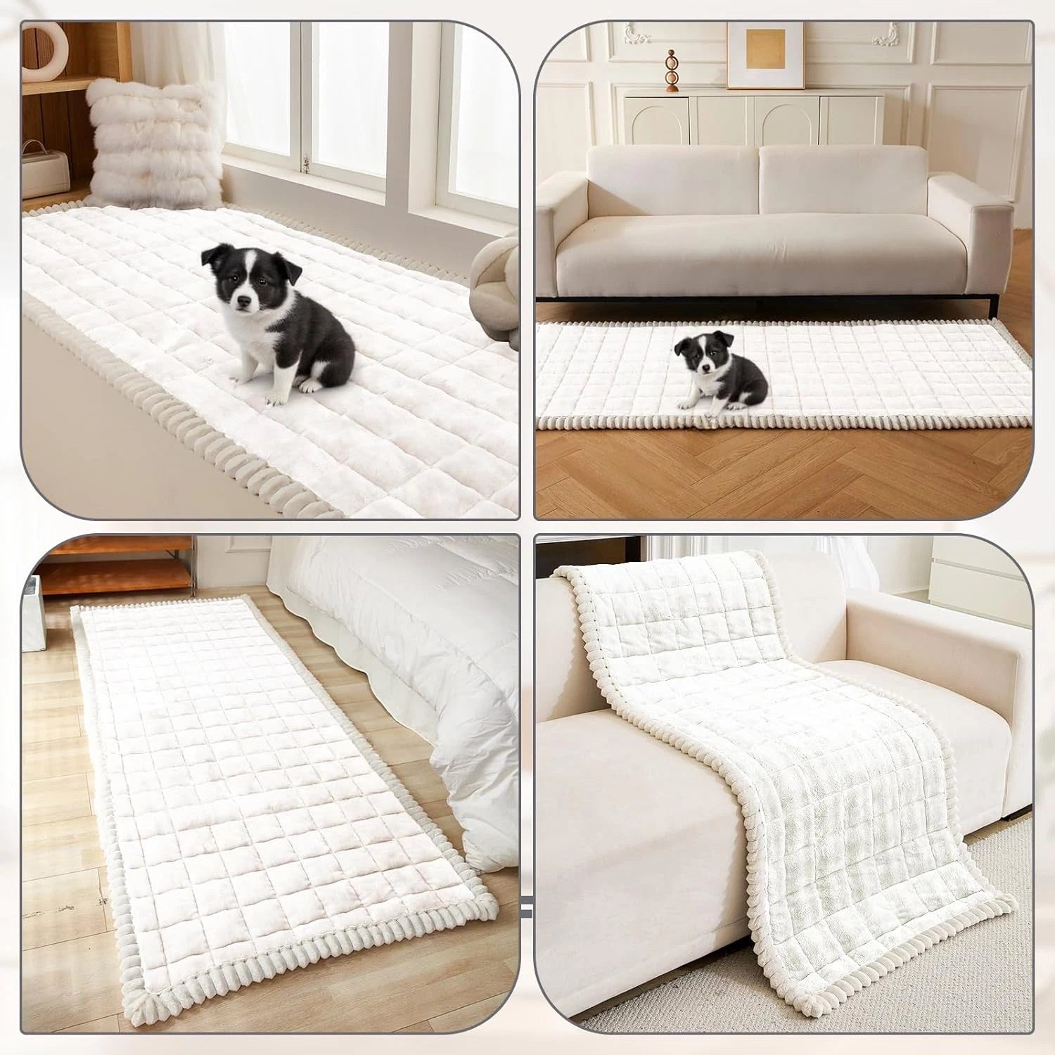 Velvet Couch Covers Sofa Cushion Protector Pets Non Slip Dog Bed Cover Pet Mat