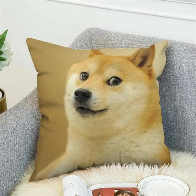 Shiba Inu Pillow Cover Decorative for Bed Pillowcase Fall Decor Car Sofa Cushion