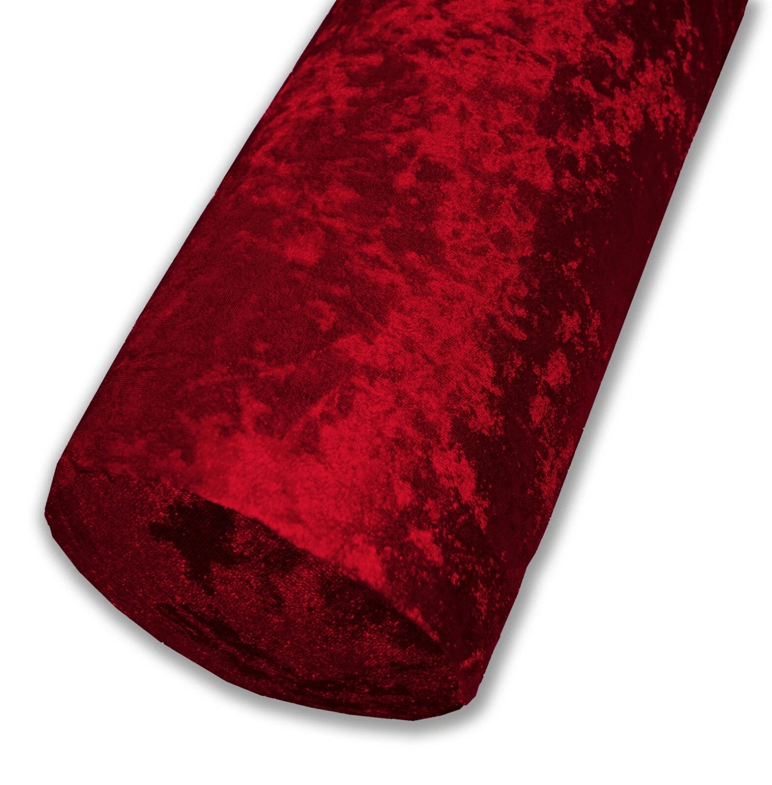 Mv27 B-Red Crushed Velvet Sofa Seat Patio Bench Box Cushion Bolster Cover/Runner