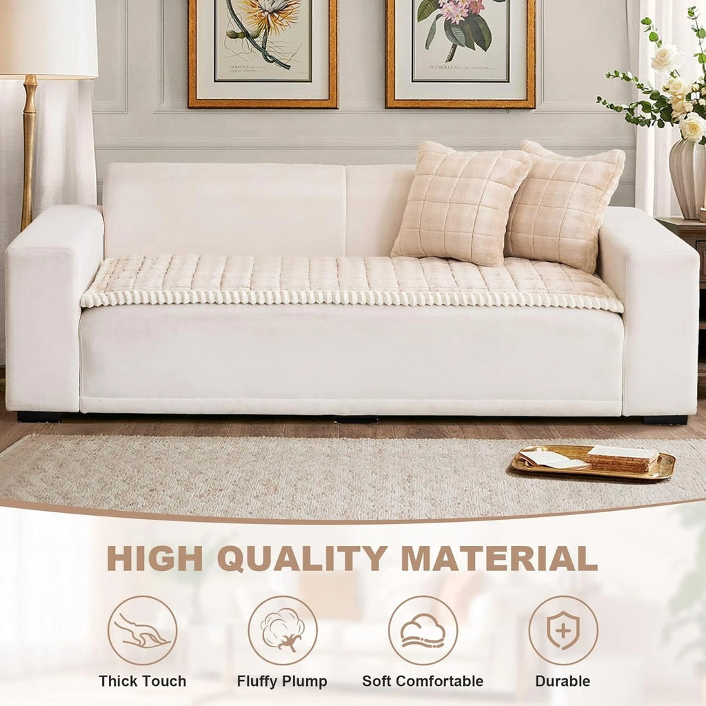 Velvet Couch Covers Sofa Cushion Protector Pets Non Slip Dog Bed Cover Pet Mat