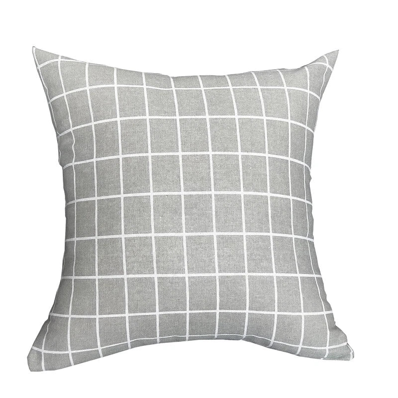Geometric Cushion Cover Linen Throw Pillow Case Bed Sofa Car Decor 40/45/50cm