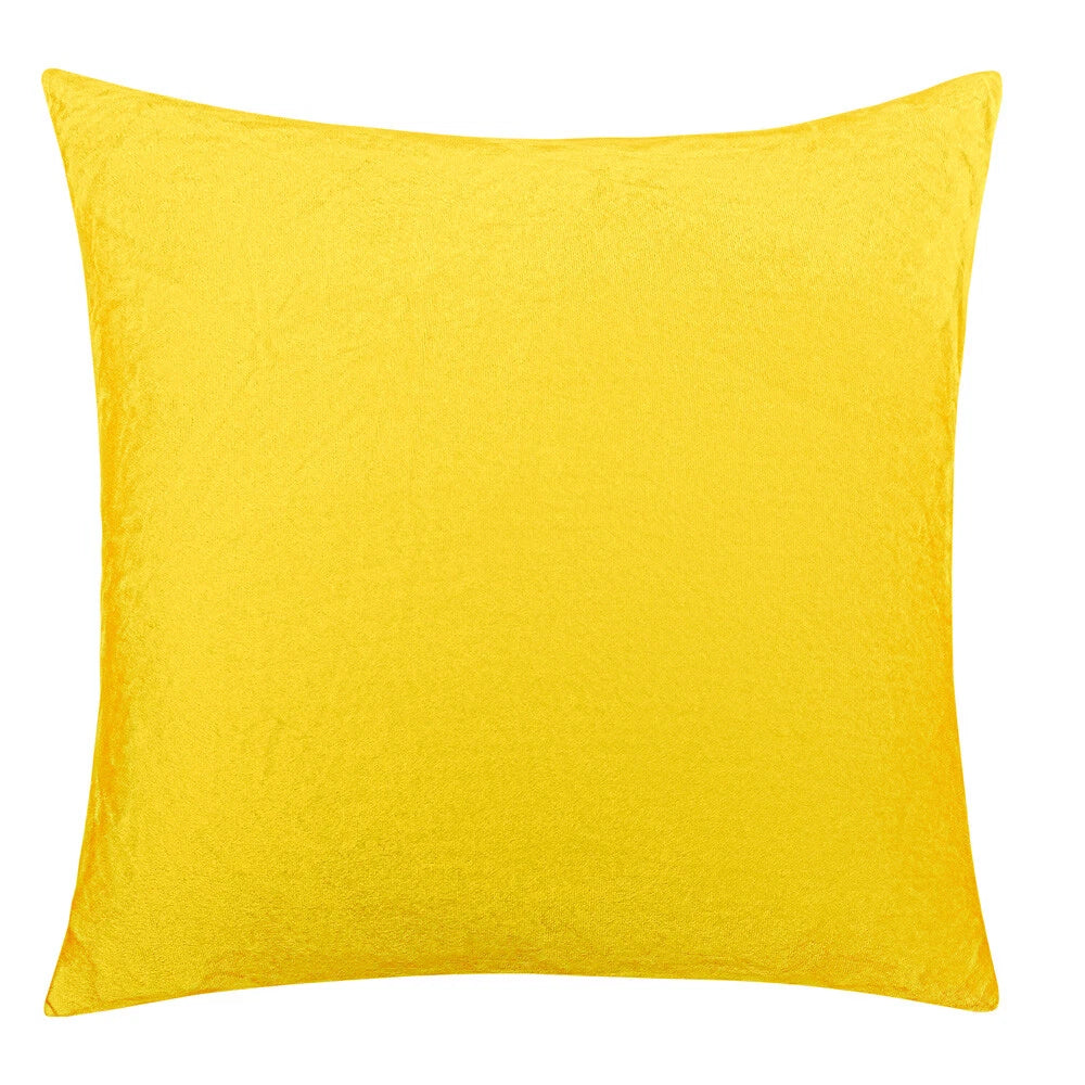 Velvet Euro Pillow Cover Sofa Couch Bed Square Cushione Cover Nice Rich Colors