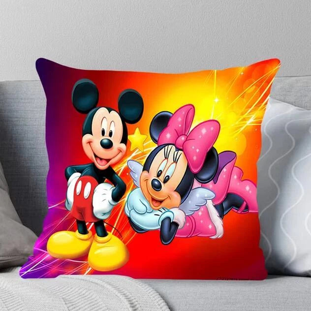 Cushion Cover Sofa Pillows Cover Design Mickey Minnie pillowcase Home Decor