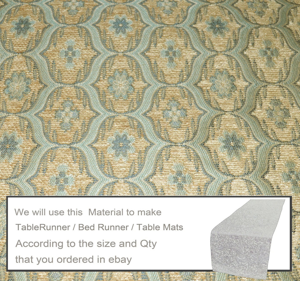 We64 -Light Blue Eye Flora Damask Bolster Case/Pillow/Sofa Seat Cushion Cover