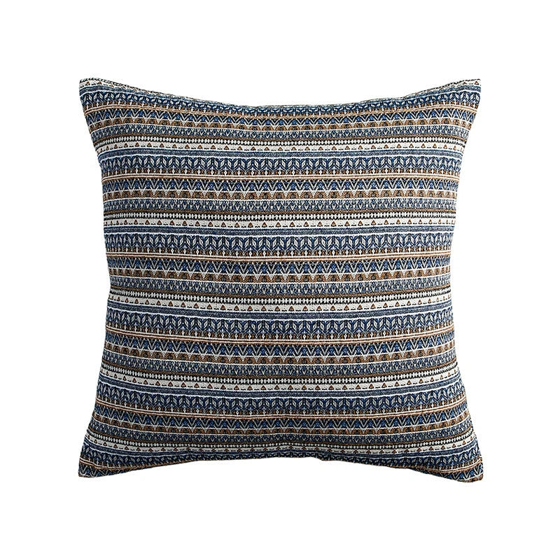 24 x 24in Cotton Linen Blend Home Throw Pillow Cover Case Sofa Bed Cushion Cover