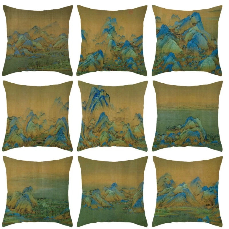 Chinese Style Sofa Bed Pillowslips Throw Pillow Covers Cushion Cases Home Decor