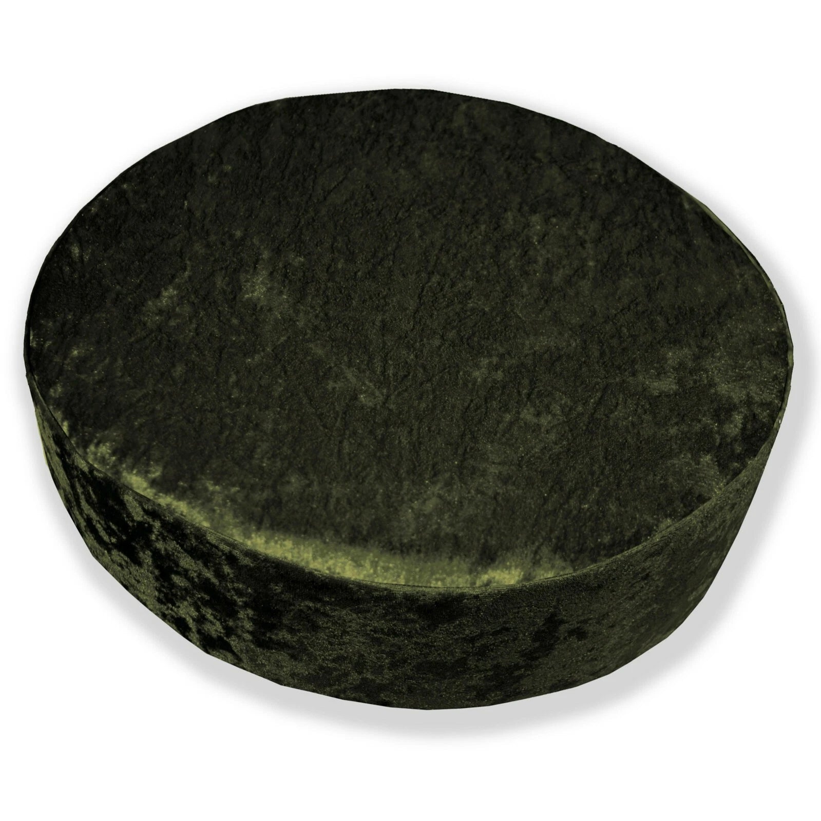 Mv34 Olive Crushed Velvet Sofa Seat Patio Bench Box Cushion Bolster Cover/Runner