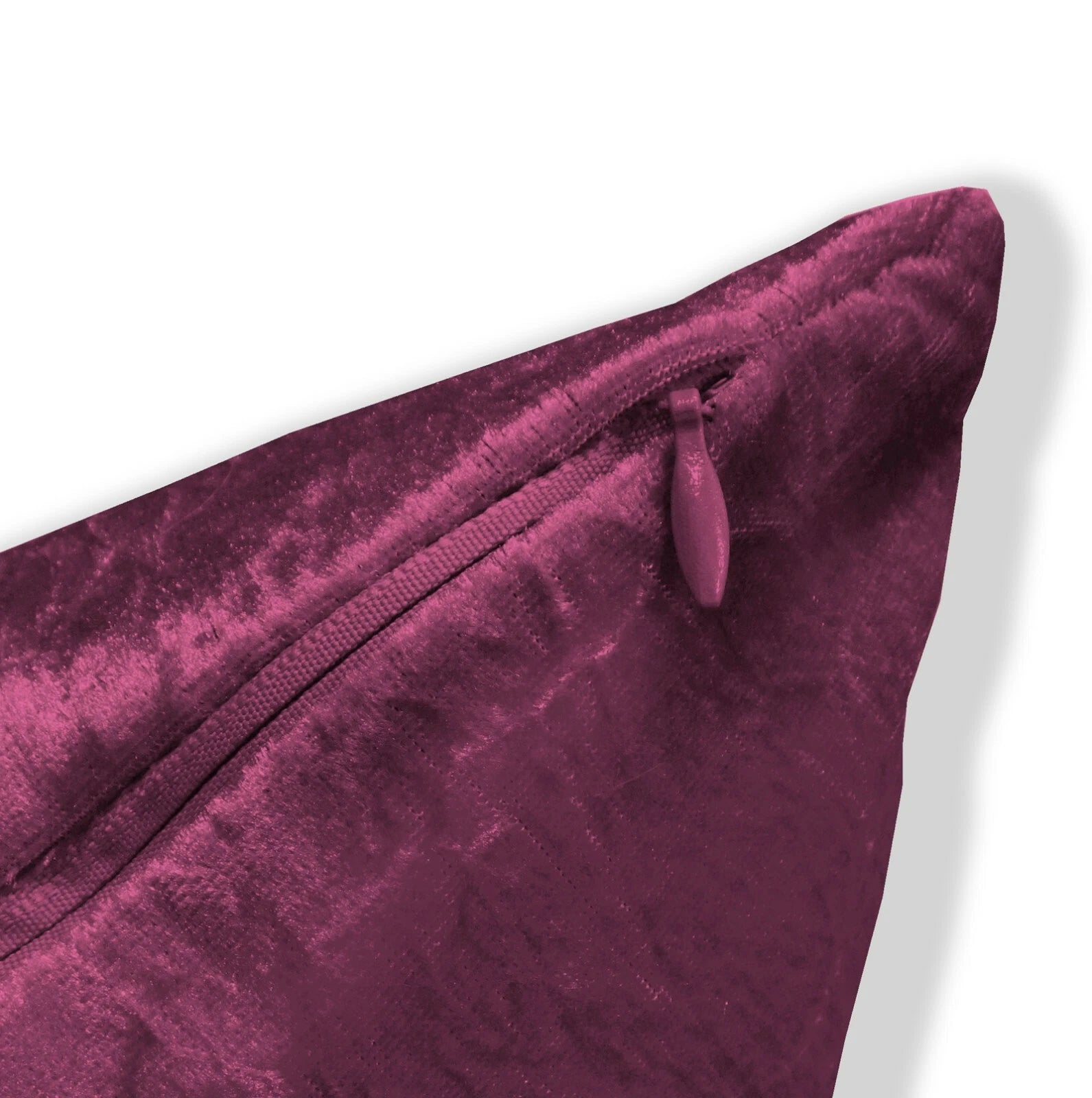 Mv13 Red-purple Crush Velvet Sofa Seat Patio Bench Cushion Bolster Cover/Runner