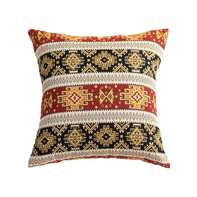 24 x 24in Cotton Linen Blend Home Throw Pillow Cover Case Sofa Bed Cushion Cover