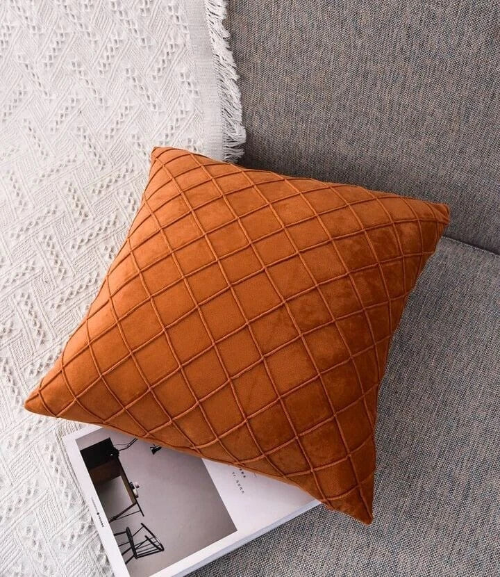 VeCushion Cover Decorative Pillowcase  for Home,Washable with Zip.
