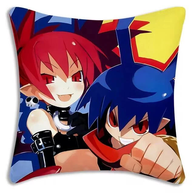 Black Eevee Throw Pillow Covers Cartoon Sofa Decor Home Printing Cushion Cover