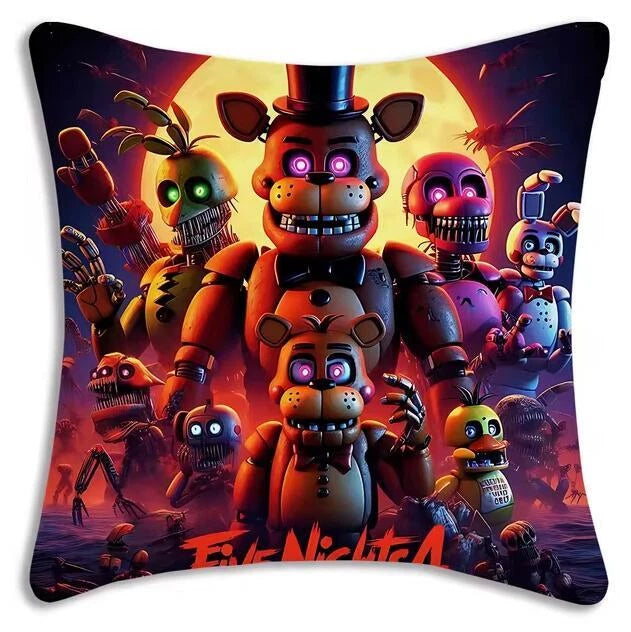 Horror Pillowcase Fnaf Square Cushion Pillow Cover Soft Sofa Car Bed Room Decor