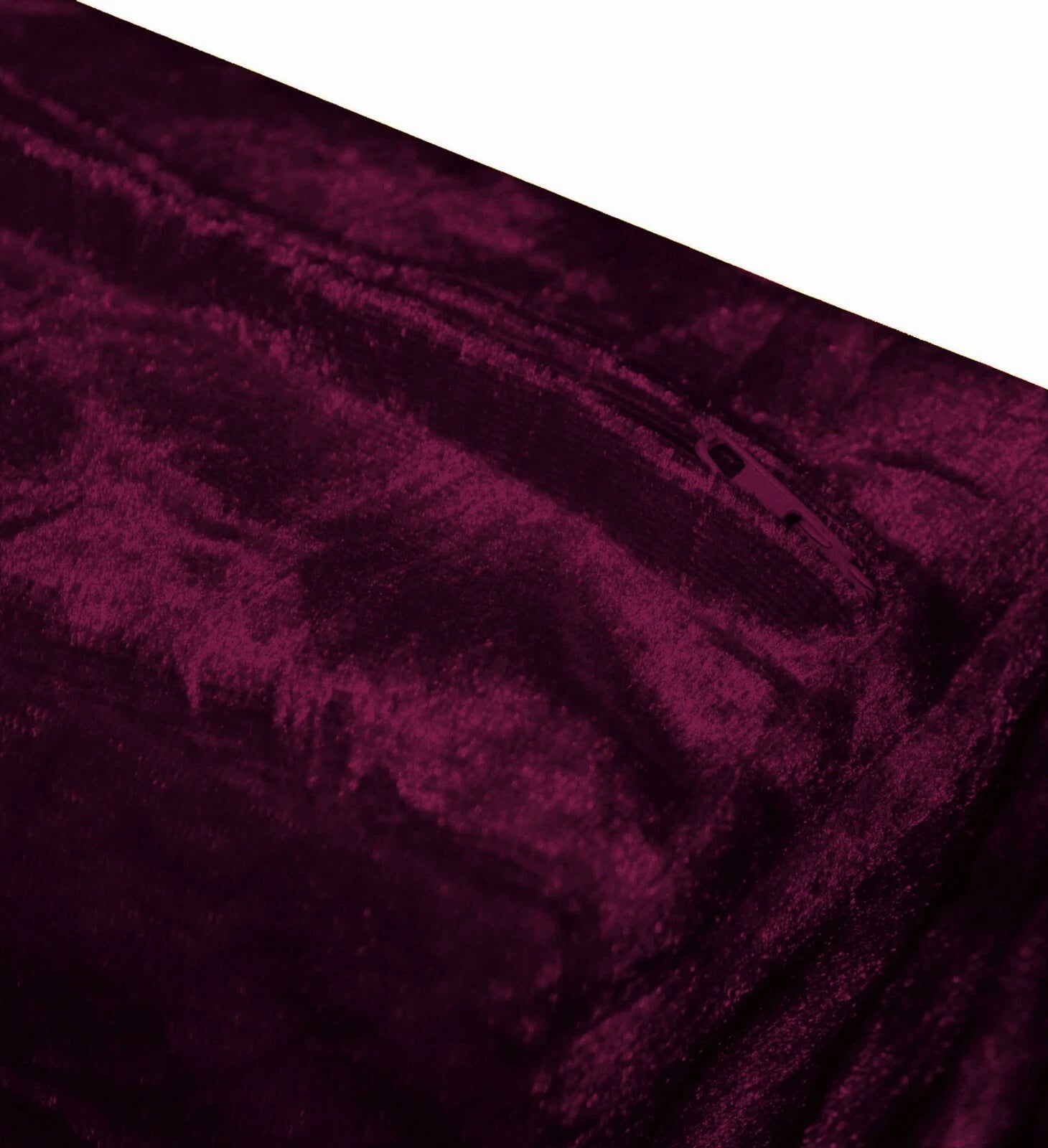 Mv31 Wi-Red Crush Velvet Sofa Seat Patio Bench Box Cushion Bolster Cover/Runner