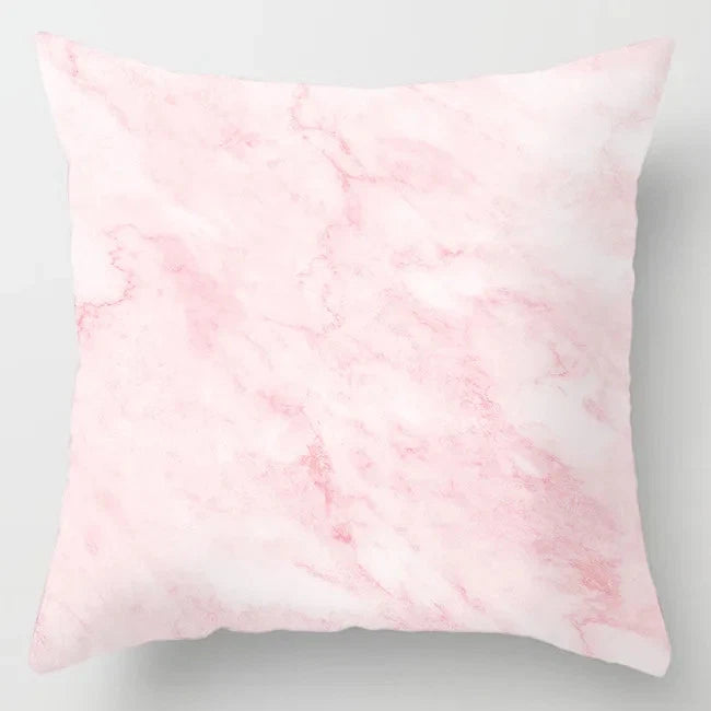 Pink Feather Pillowcase Decorative Sofa Cushion Case Bed Pillow Cover Home Decor