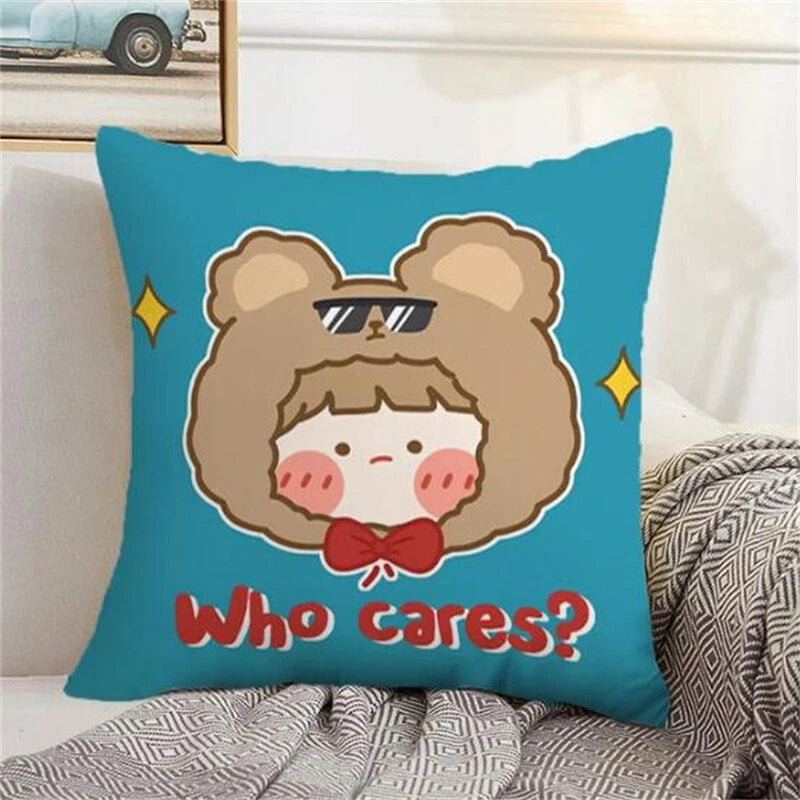 Cushions Home Decor Rorojump Pillow Cover Pillowcase for Cushion Sofa Anime