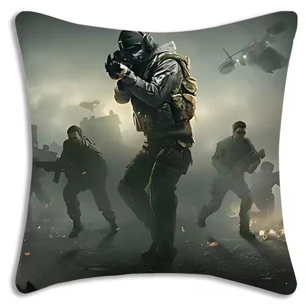 Dutys Pillow Covers Cartoon Sofa Decorative Home Printing Cute Cushion Cover