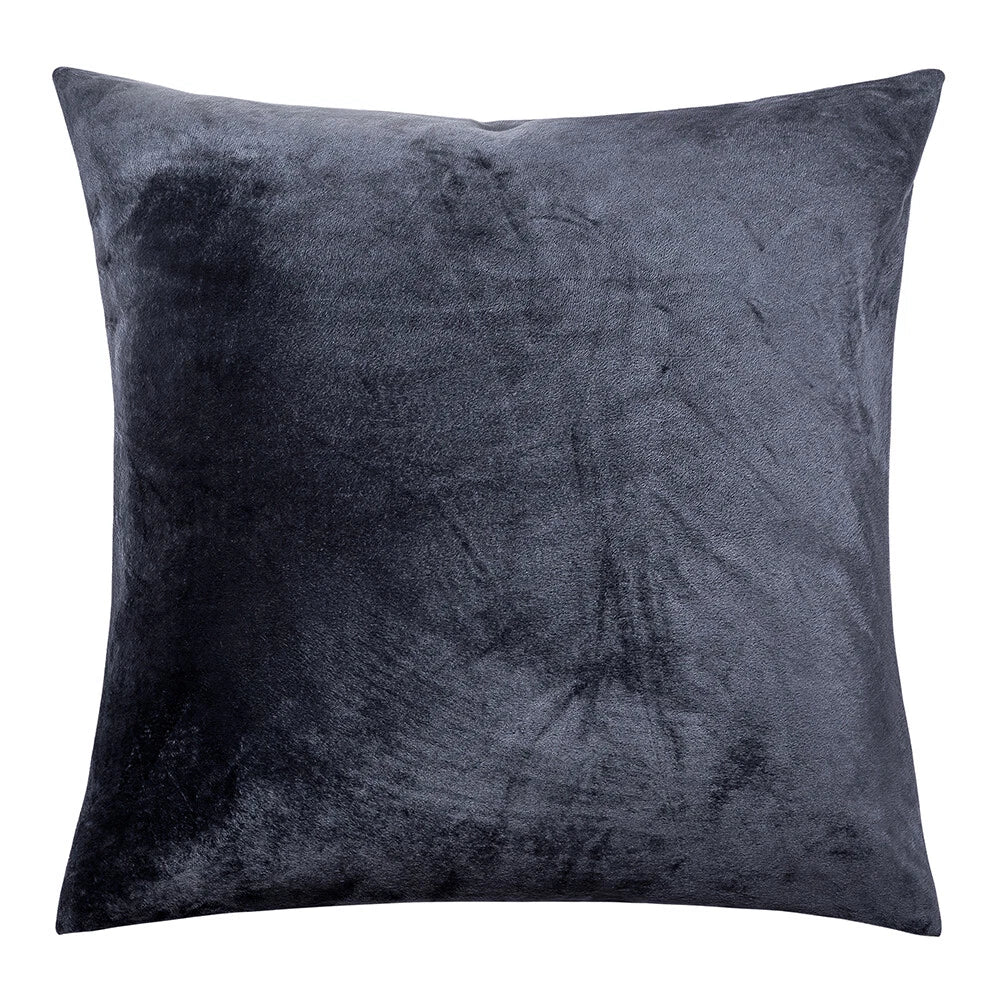 Velvet Euro Pillow Cover Sofa Couch Bed Square Cushione Cover Nice Rich Colors