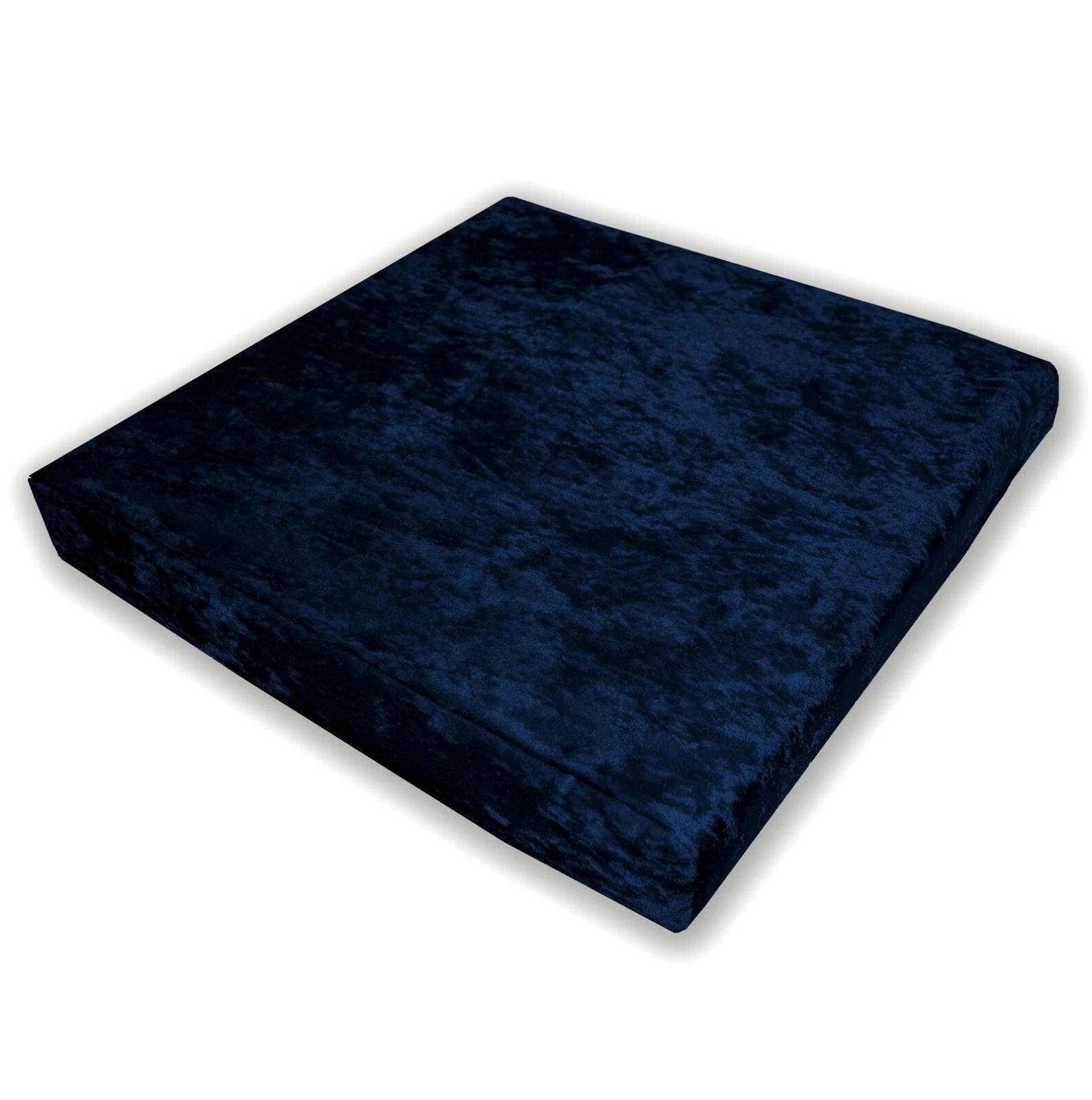 Mv19 Dark-Blue Crushed Velvet Sofa Seat Patio Bench Cushion Bolster Cover/Runner