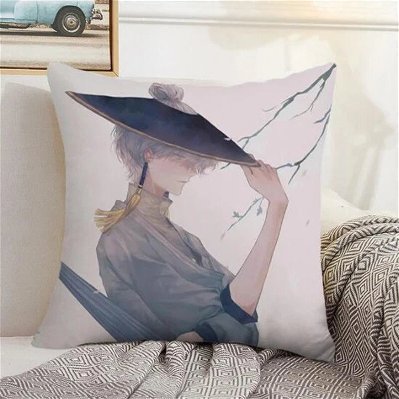Pillowcase Children of Light Cushion Anime Cover Decorative for Short Plush Sofa
