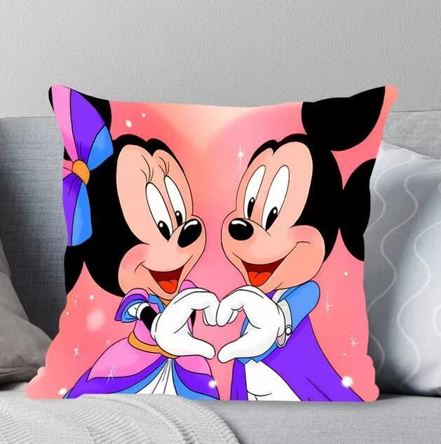 Cushion Cover Sofa Pillows Cover Design Mickey Minnie pillowcase Home Decor