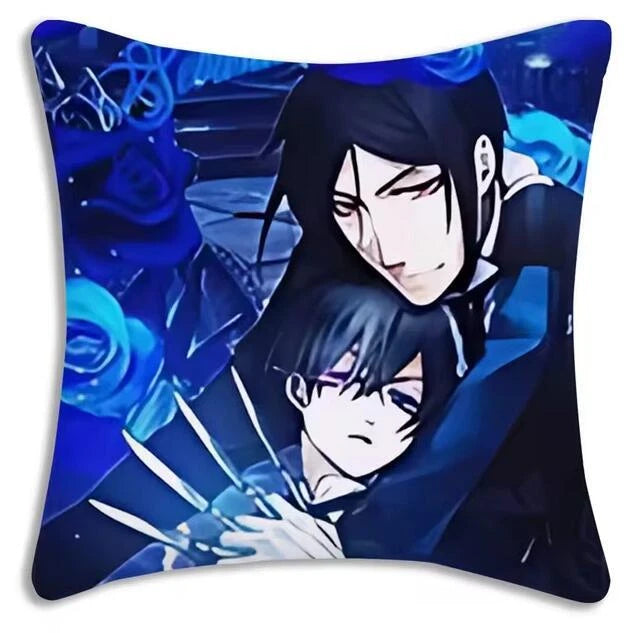 Cartoon Anime Manga Butler Pillow Covers Sofa Decor Home Printing Cushion Cover