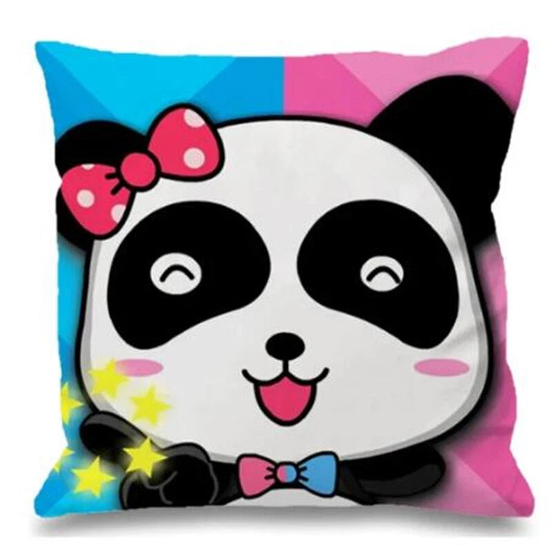 Baby Bus for Sofa Cushions Covers Home Decor Pillowcase Short Plush Bed