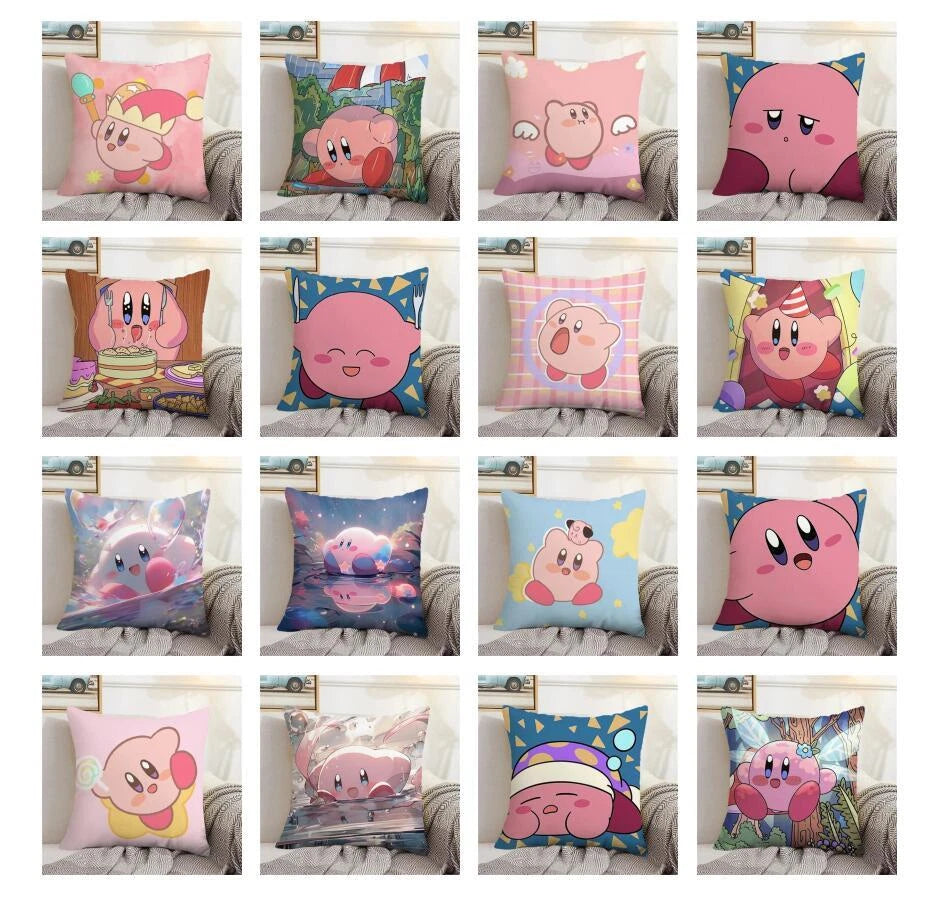 Pillow Covers Short Plush Sofa K-Kirbies Home Decoration for Living Room Cushion
