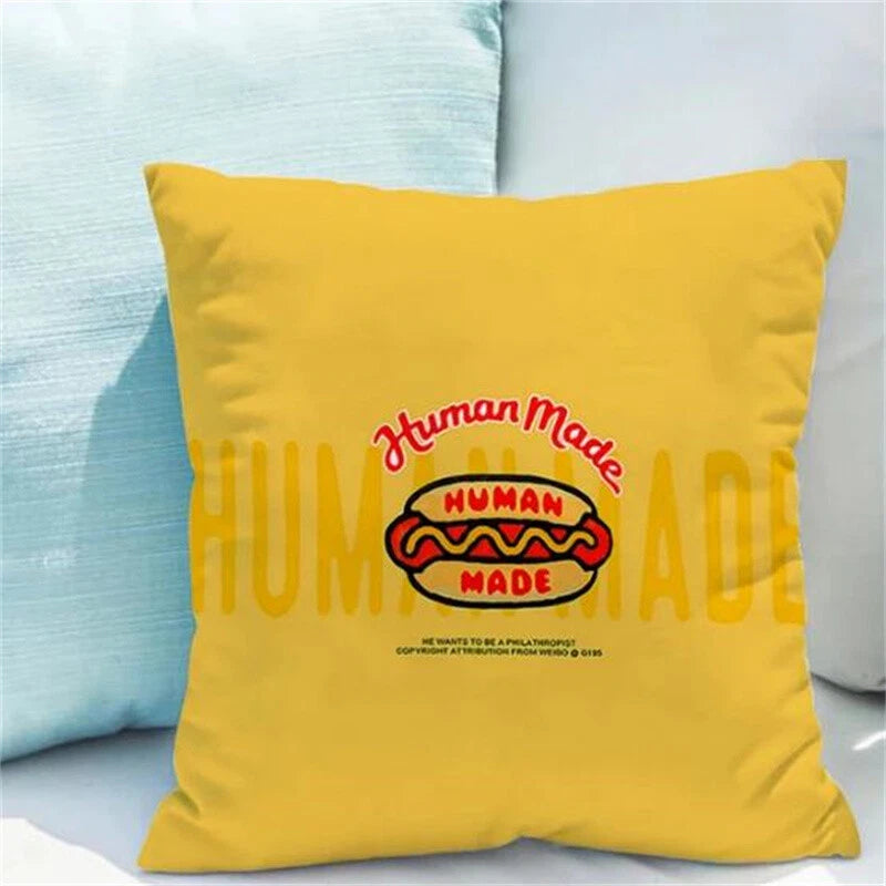 Bed Pillowcases Cushion Human Mades Car Sofa Pillow Cover Print Home Decor