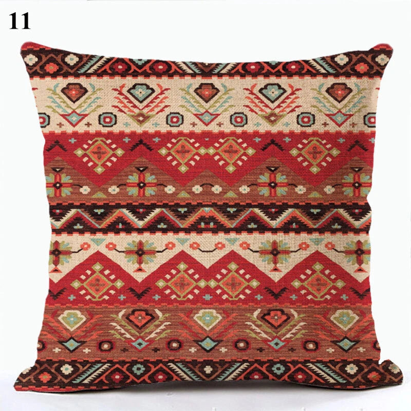 Sofa Bed Printed Pillowcase Ethnic Cushion Cover Throw Pillow Case Home Decor