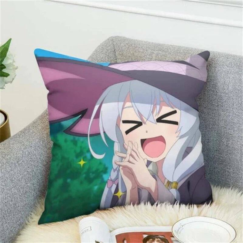 Wandering Witch Pillow Cases Decorative Cushions Cover for Sofa Decor Pillowcase