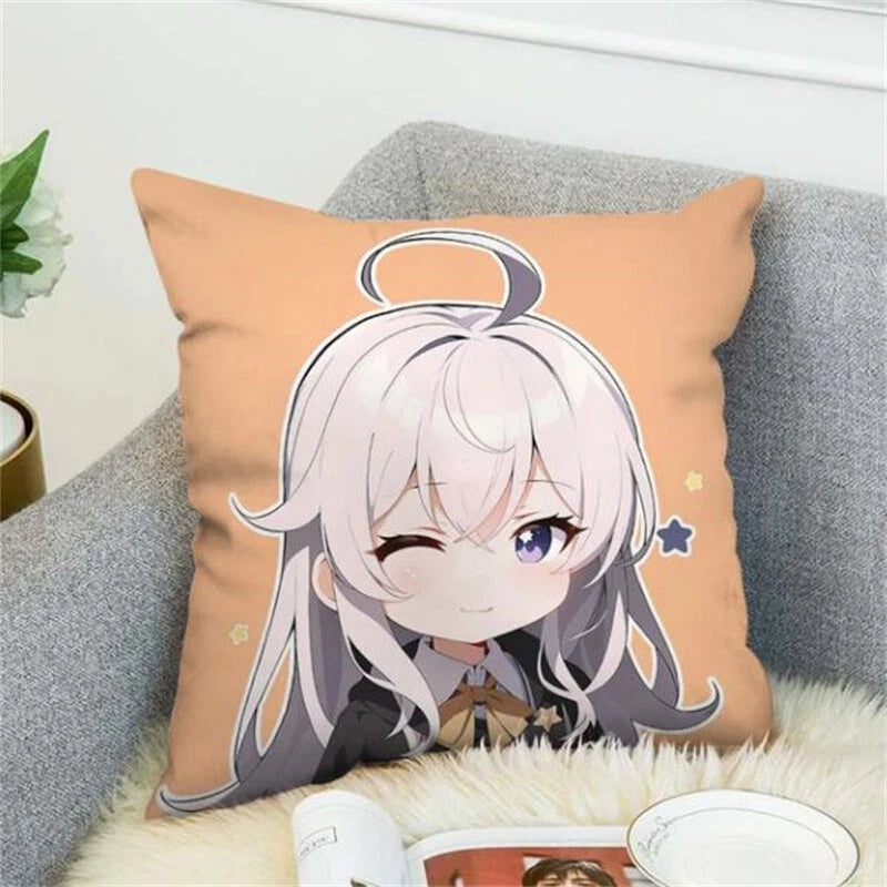Wandering Witch Pillow Cases Decorative Cushions Cover for Sofa Decor Pillowcase