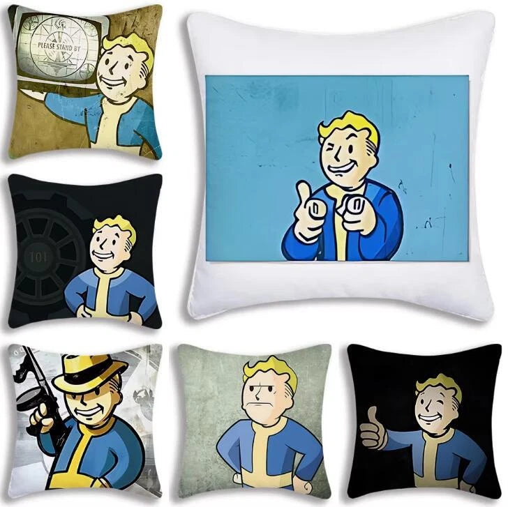 falloutS Pillow Covers Cartoon Sofa Decorative Home Printing Cute Cushion Cover