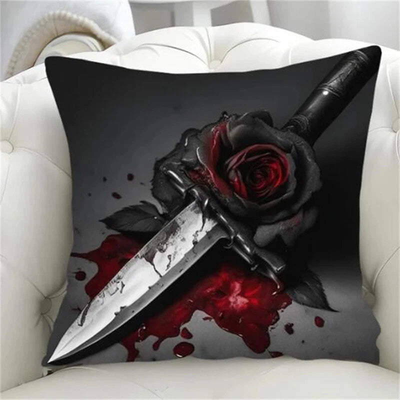Decorative for Rose Chair Cushion Cover Pillowcase Lounge Chair Short Plush Sofa