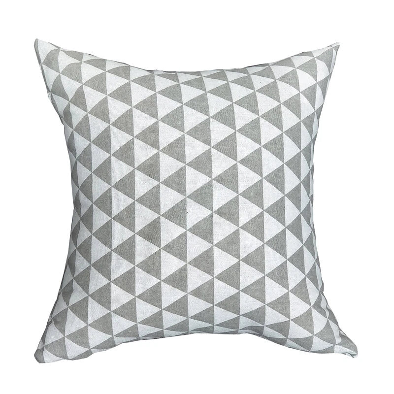 Geometric Cushion Cover Linen Throw Pillow Case Bed Sofa Car Decor 40/45/50cm