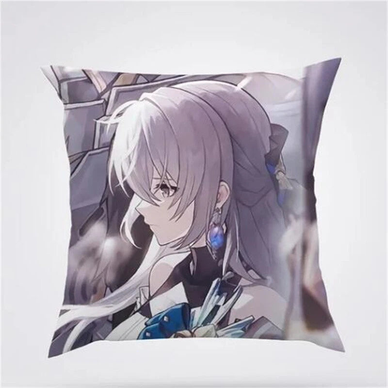 Anime Honkai Star Rail Pillowcase Print Cushion Cover Sofa Home Decor