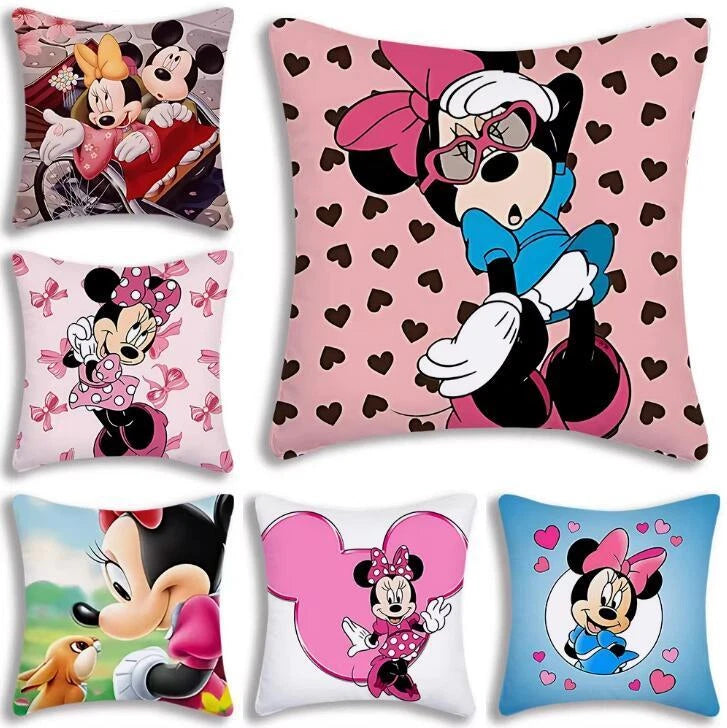 cute Mouse Pillow Covers Cartoon Sofa Decorative Home Printing Cushion Cover