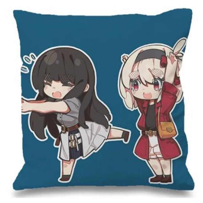 Decorative Cushions for Sofa Cover for Lycoris Recoil Bedroom Bed Pillowcase