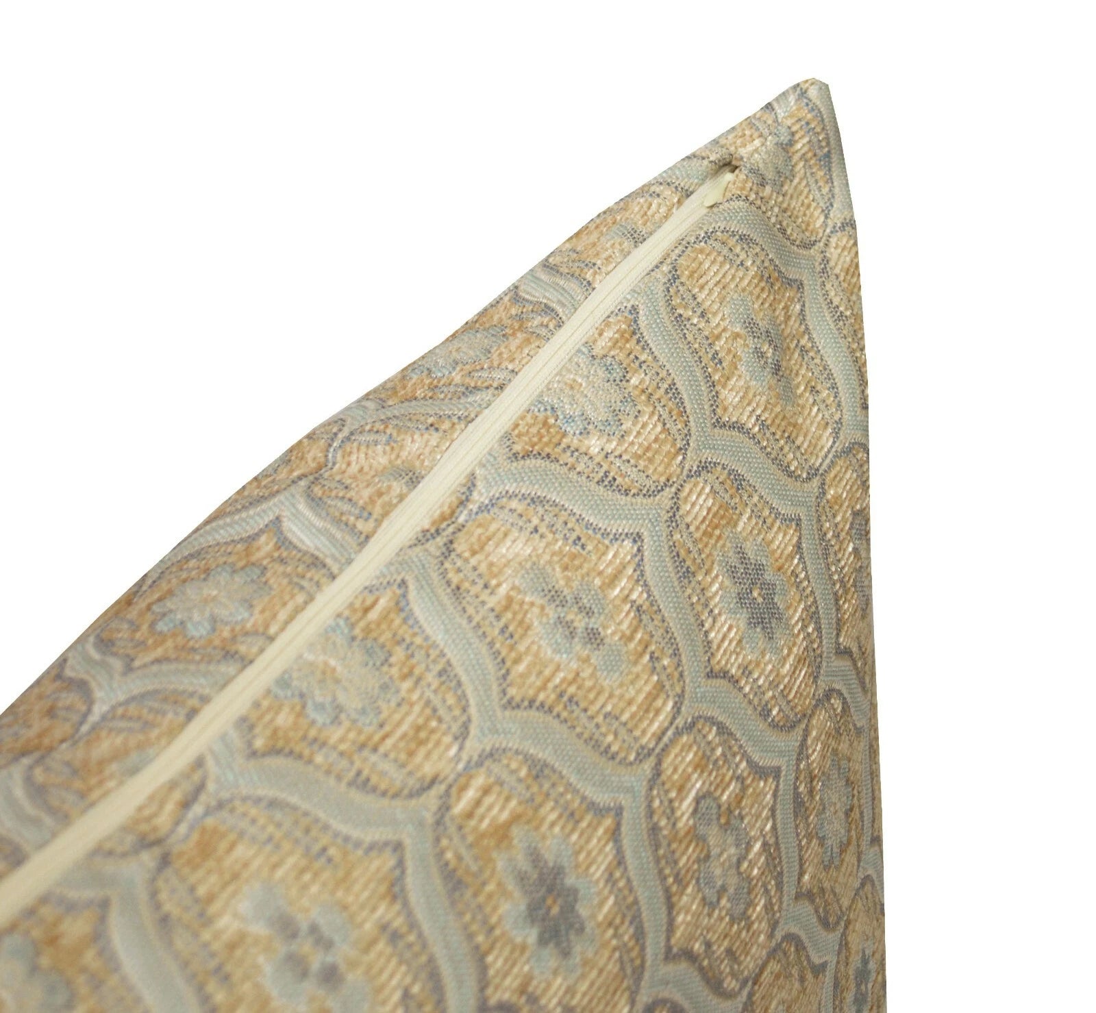 We64 -Light Blue Eye Flora Damask Bolster Case/Pillow/Sofa Seat Cushion Cover