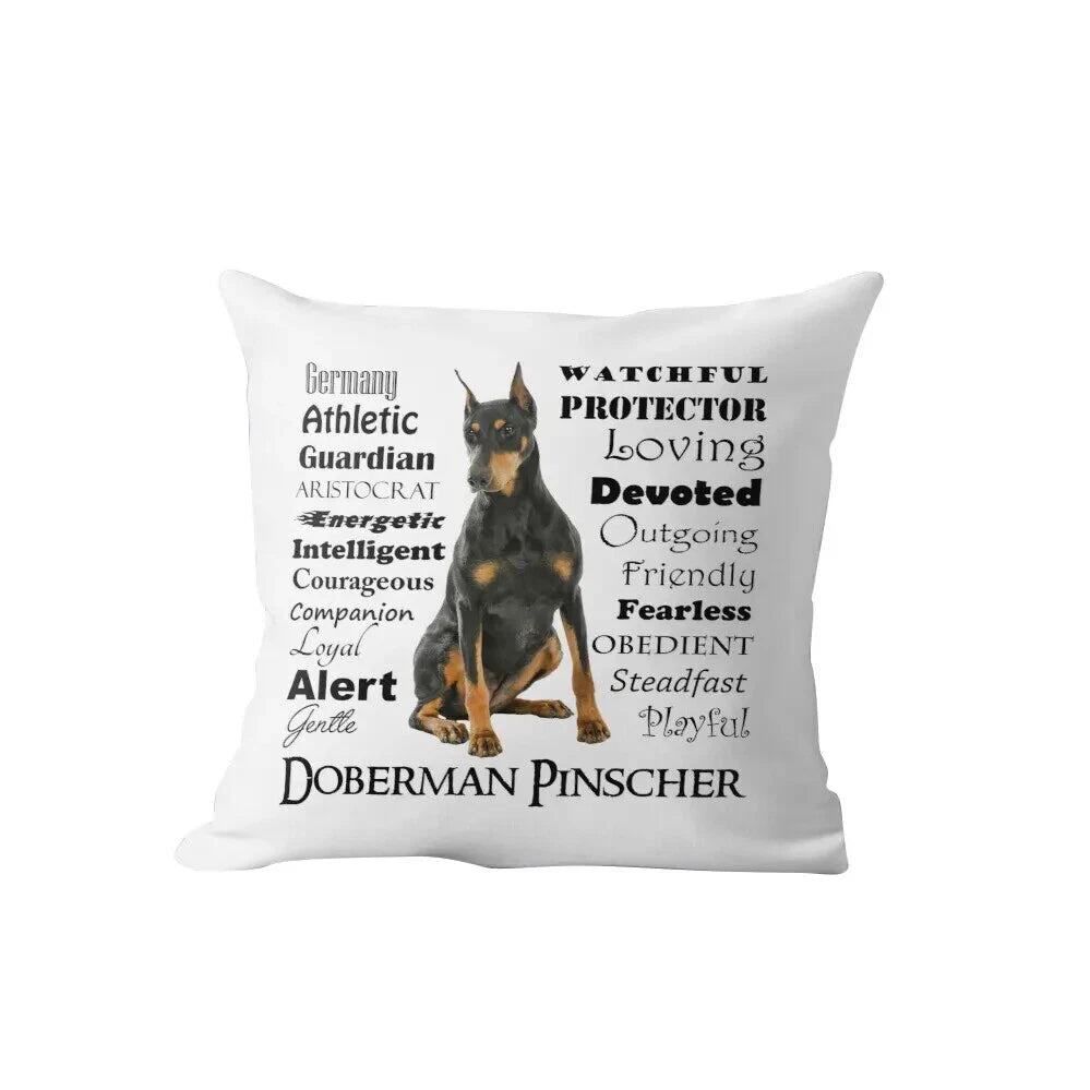Dog Yorkie Pillow Case Pug Pillows Sofa Car Bed Sofa Pillow Case Cushion Cover