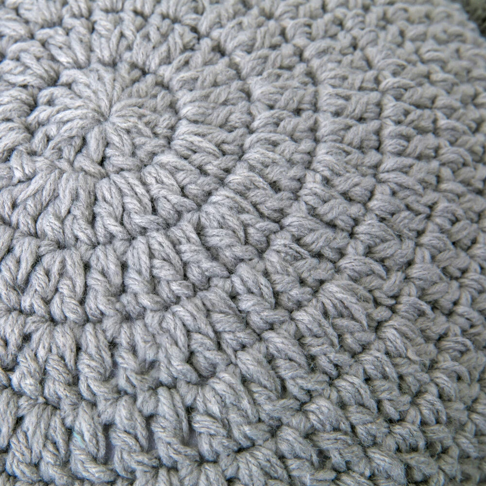 Round Knitted Waist Pillow Throw Sofa Car Office Chair Cushion Pillows Pad Decor