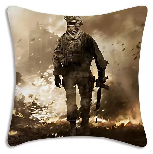 Dutys Pillow Covers Cartoon Sofa Decorative Home Printing Cute Cushion Cover