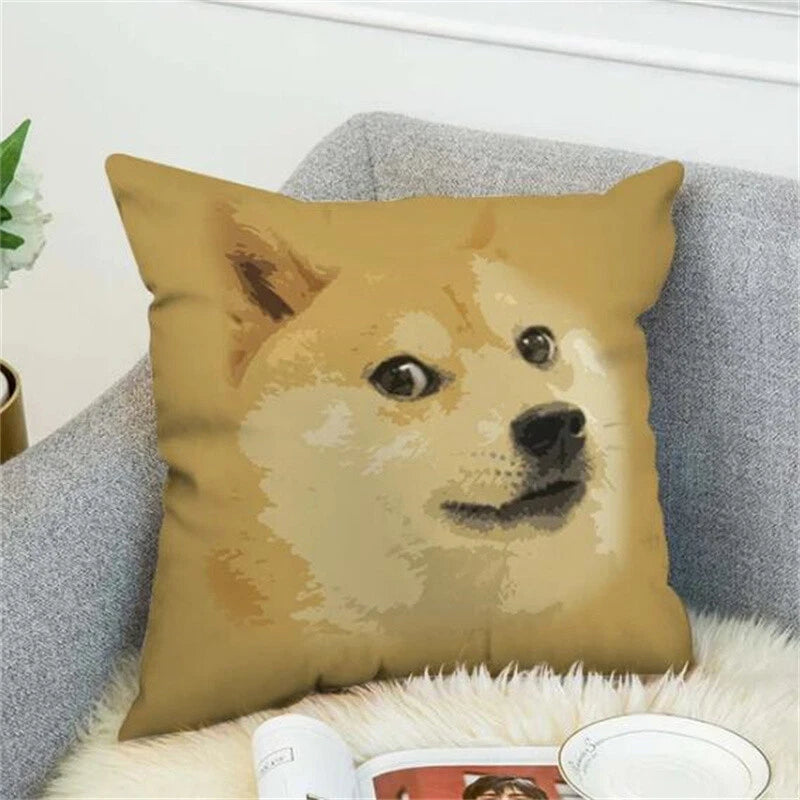 Shiba Inu Pillow Cover Decorative for Bed Pillowcase Fall Decor Car Sofa Cushion