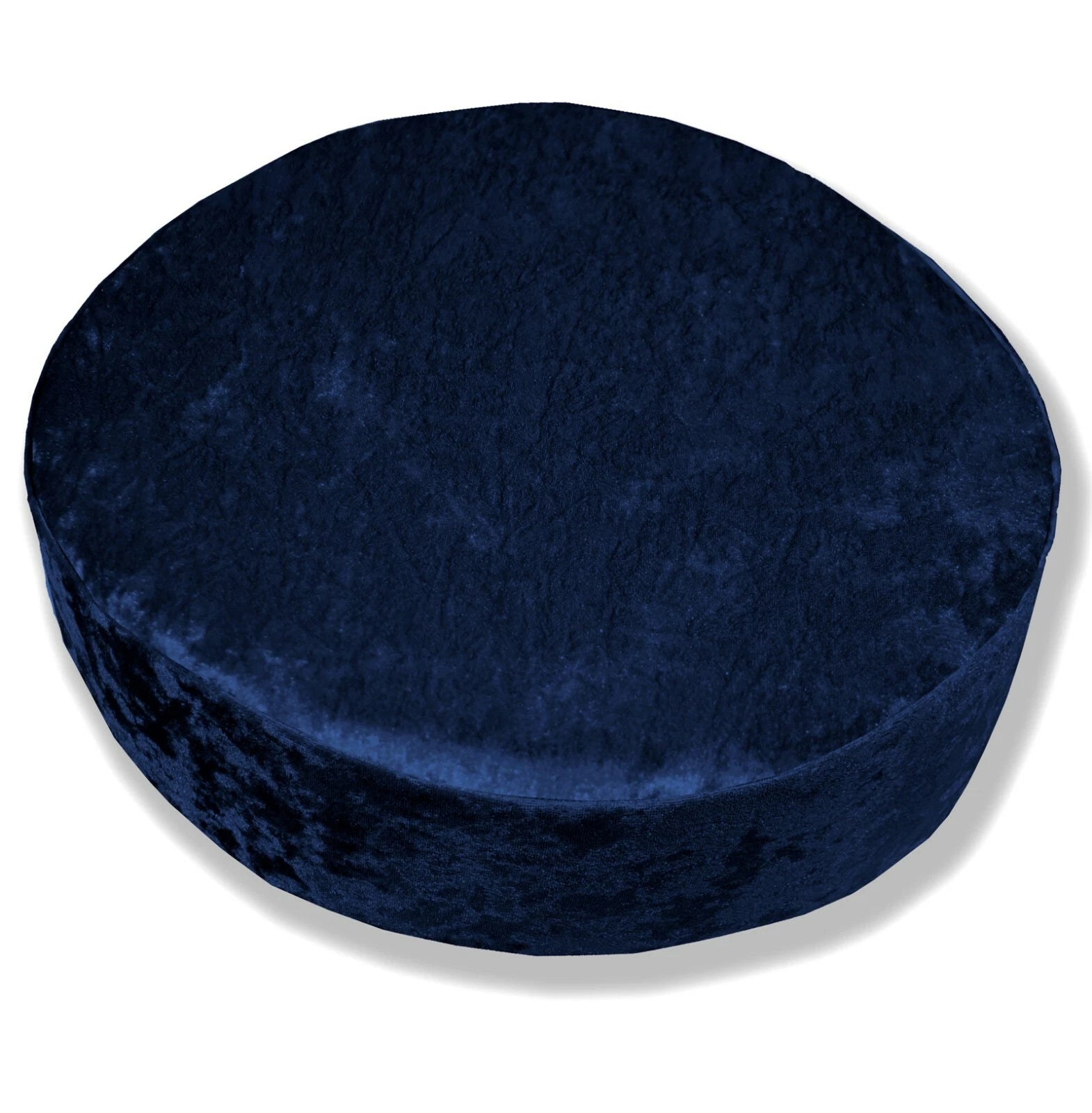 Mv19 Dark-Blue Crushed Velvet Sofa Seat Patio Bench Cushion Bolster Cover/Runner