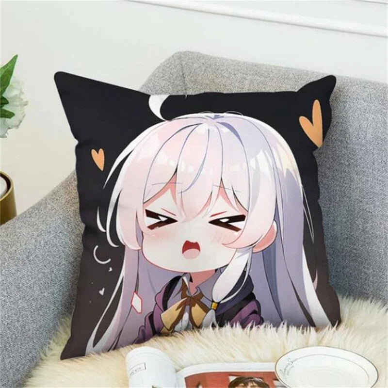 Wandering Witch Pillow Cases Decorative Cushions Cover for Sofa Decor Pillowcase